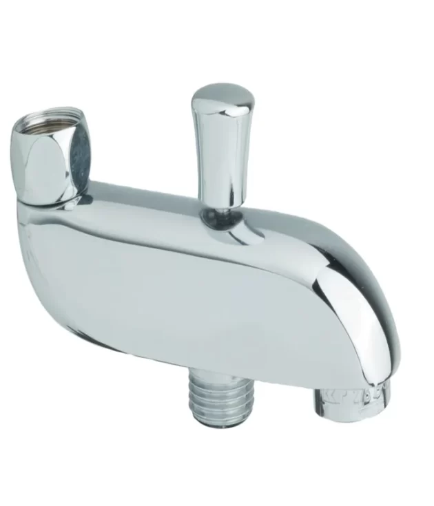 Bec inverseur bain Alterna douche Rénovation Lg: 90 mm Chrome