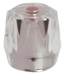 Croisillon ABS transparent pour tête - Grohe - Pastille rouge