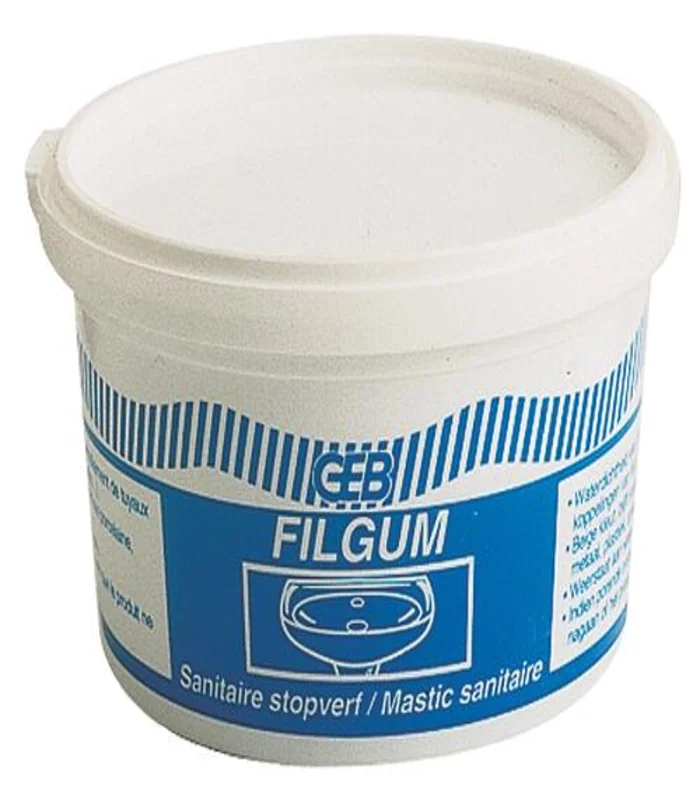 Mastic Filgum pour joint de bonde et montage WC sur le sol - 200g