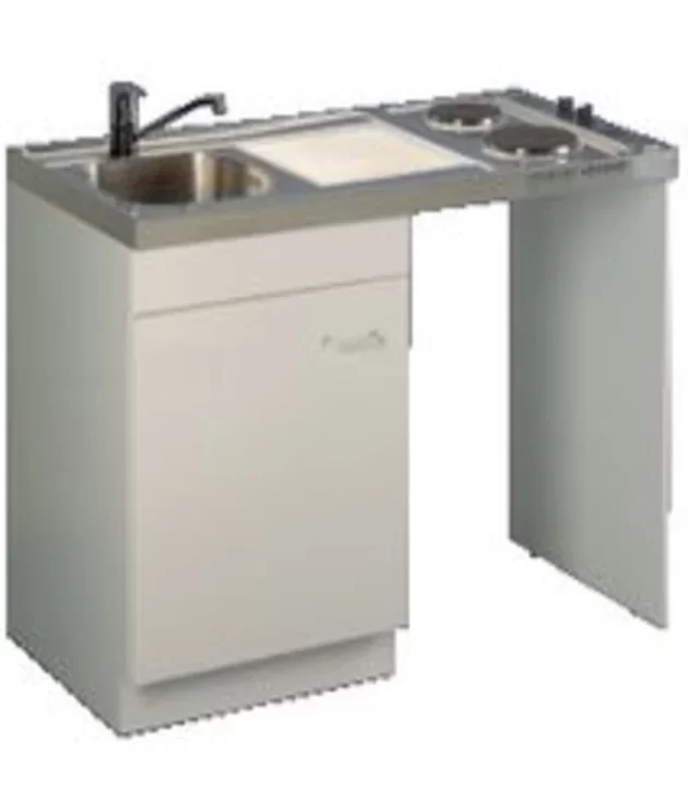 Meuble lave-vaisselle 118,5 x 57 x 82 cm avec jambage, 1 porte, profondeur 60 cm, blanc