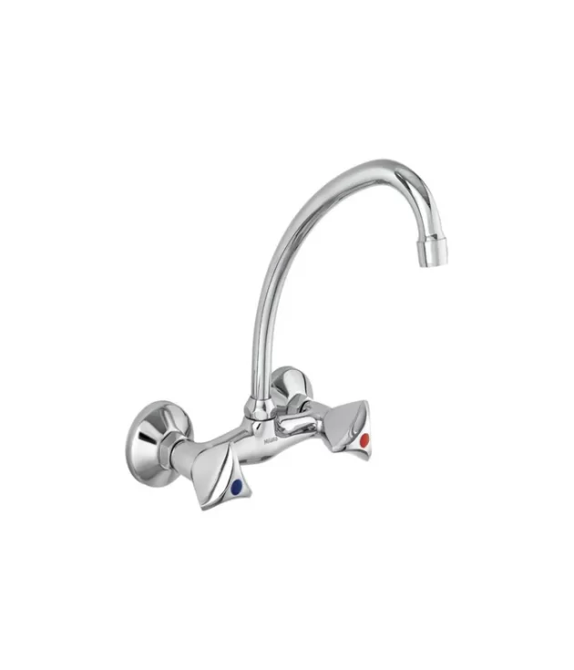 MilanoClassicWallMountedKitchenSinkMixer-Chrome