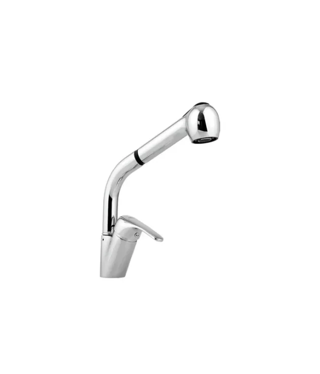 MilanoMoveablePullOutKitchenSinkMixer-Silver