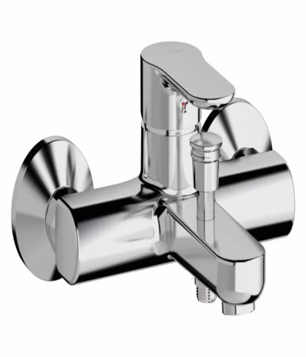 Mitigeur bain douche chromé - Saillie 161 mm et longueur 179mm