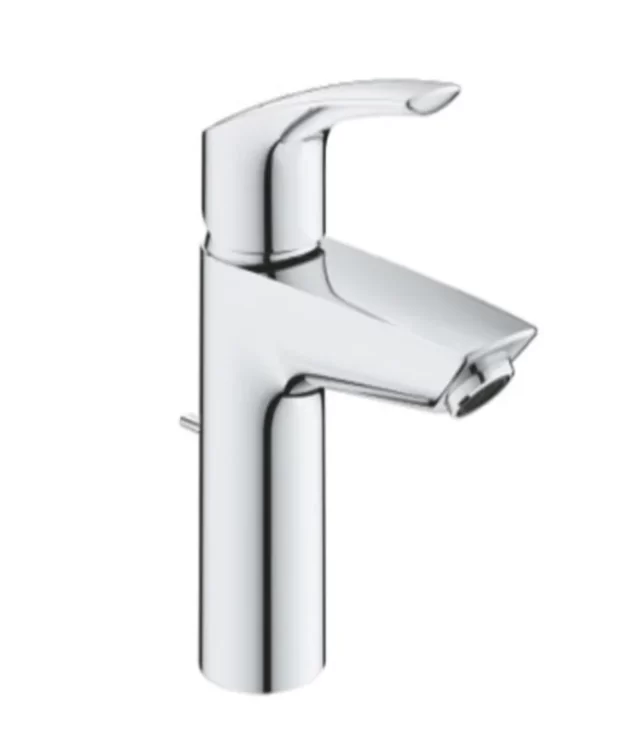 Mitigeur de lavabo Grohe Eurosmart S-Size, chromé Hauteur 169 mm, avec bonde à tirette