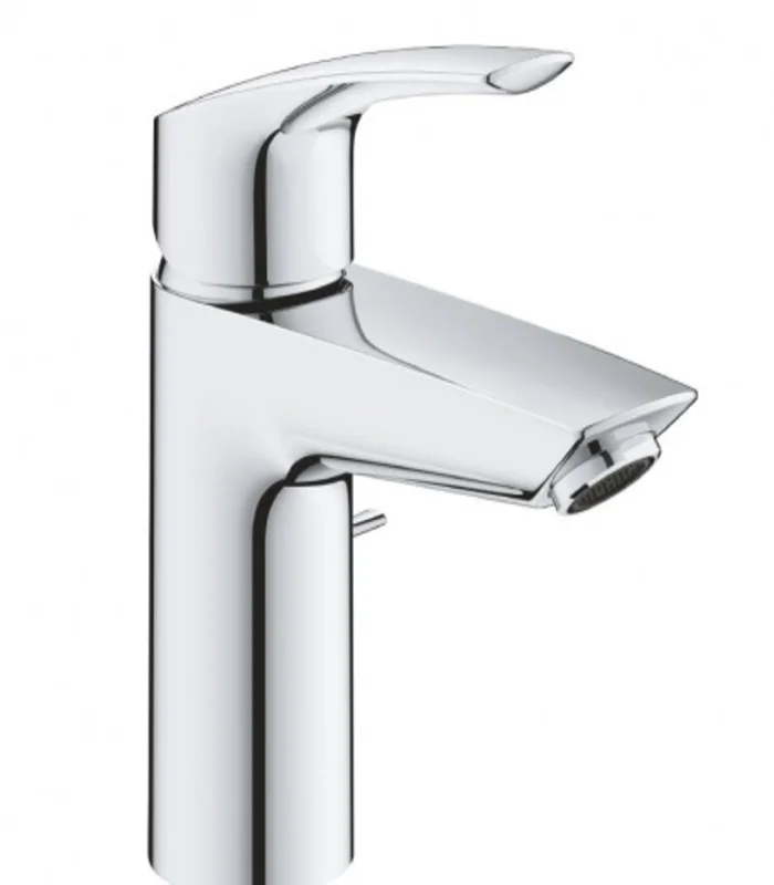 Mitigeur lavabo Eurosmart Grohe - Bec fixe - Chomé - Taille S