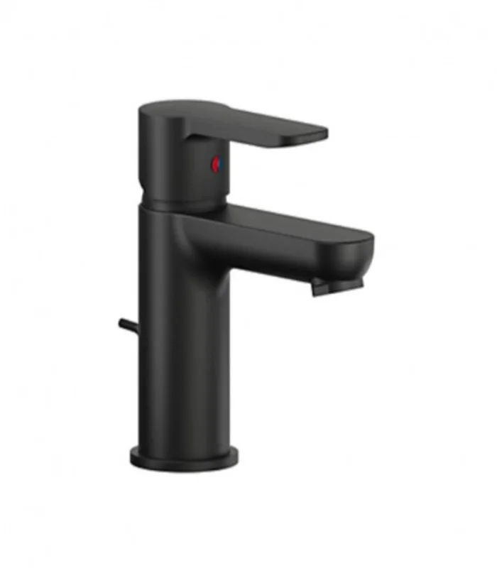 Mitigeur lavabo Kali-R416 - Corps court - Ch2 - Noir