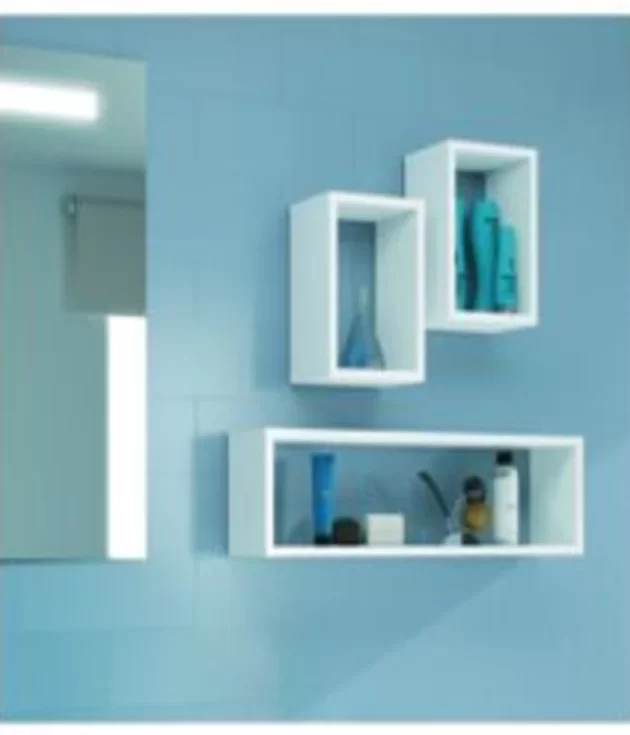 Niche Déco Alterna Séducta L 30 cm blanc brillant