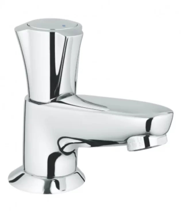 Robinet sur colonnette Costa Grohe - Eau froide - 1sur2inch - Chromé