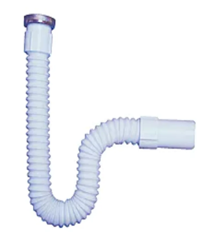 SIPHON SOUPLE EXTENSIBLE TUBE ANNELÉ PVC