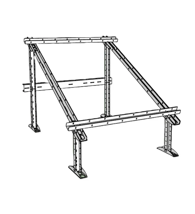 Support montage facile Audace Solaire Galvanisé Extensible Sol et Toit 1 Panneau