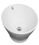 Vasque AMALFI blanc Ø42,5x18 Céramique