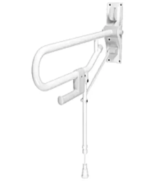 akw barre dappui relevable avec bequille blanc long 766mm