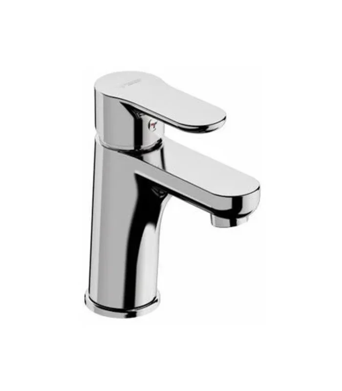 mitigeur lavabo-bec court chrome nf avec vidange a tirette