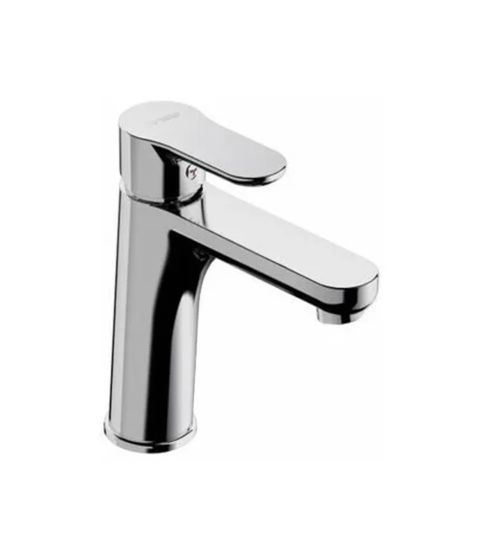 mitigeur lavabo bec long chrome nf avec vidange a tirette