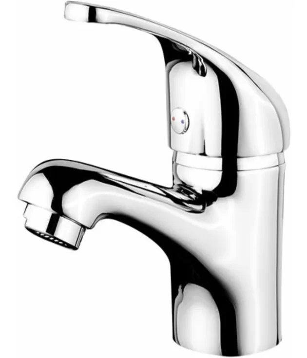 robinet salle de bain mitigeur de lavabo bas chrome nf vidage inclus