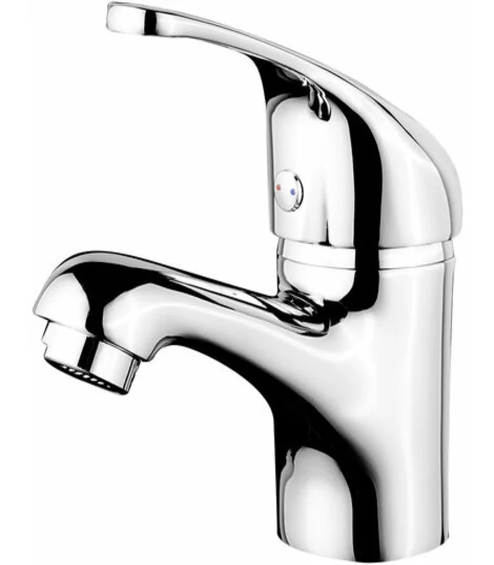 robinet salle de bain mitigeur de lavabo bas chrome nf vidage inclus