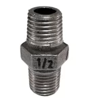 mamelon droite gauche mm fonte noire filetage 12 o21 sur filets